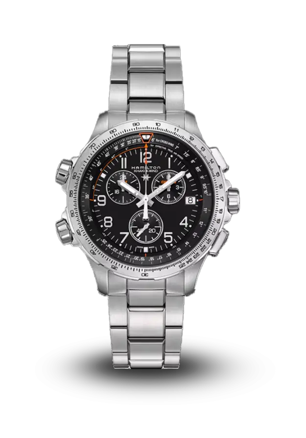 Hamilton | Khaki Aviation | X-Wind Chrono Quartz Gmt | H77912135 şəkil