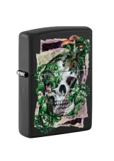 Zippo | Black Matte | Skull Collage | 46943