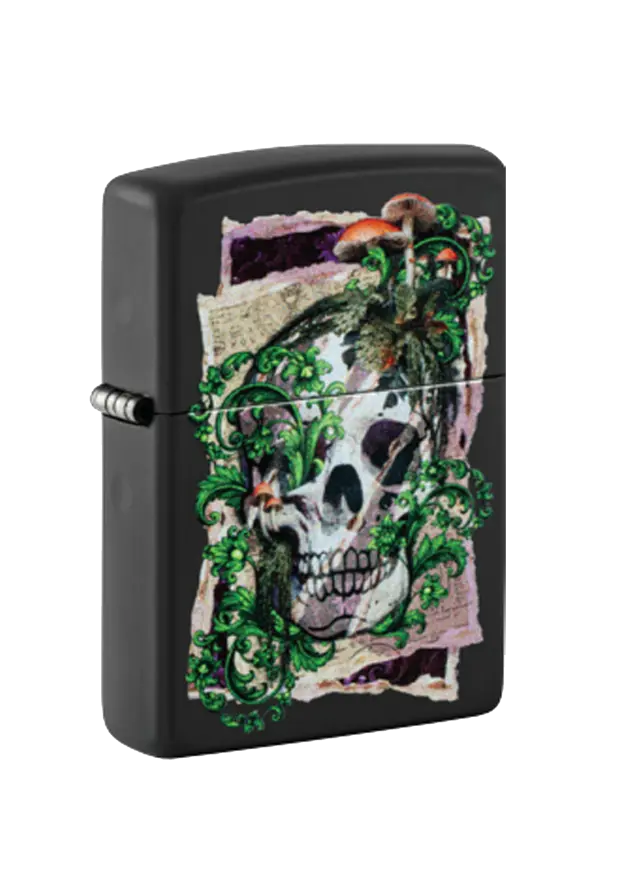 Zippo | Black Matte | Skull Collage | 46943 image