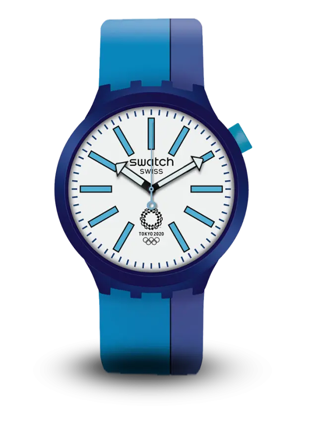 SWATCH - BIG BOLD - AZURE BLUE DAZE - SO27Z100 şəkil