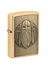 Zippo | Brushed Brass | Odin Emblem | 46856