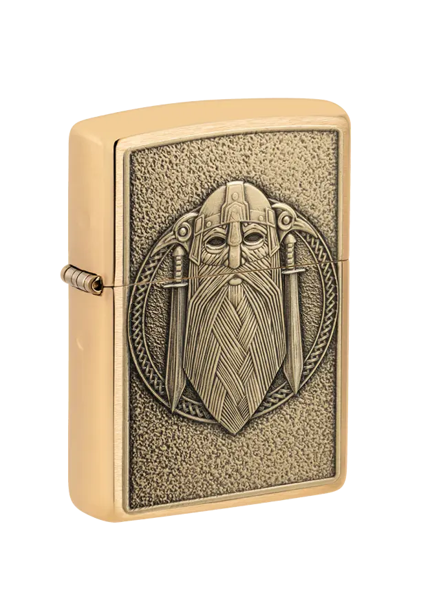 Zippo | Brushed Brass | Odin Emblem | 46856 image