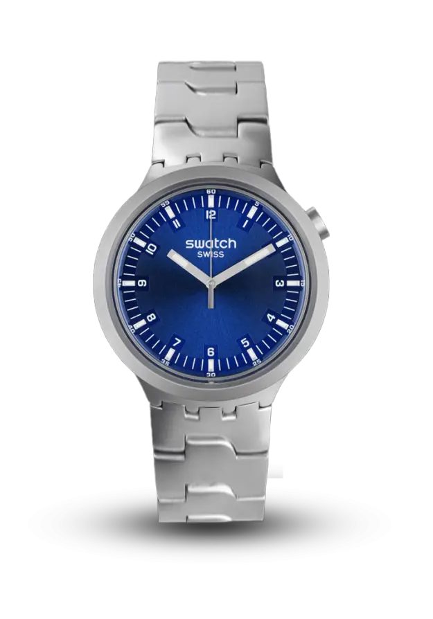 SWATCH - BIG BOLD - AZURE BLUE DAZE - SB07S102G şəkil
