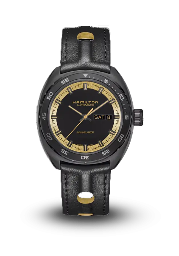 HAMILTON - AMERICAN CLASSIC - PAN EUROP DAY DATE AUTO - H35425730  şəkil