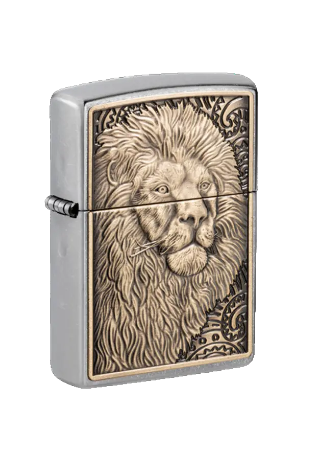 Zippo | Street Chrome | Lion | 47171 şəkil