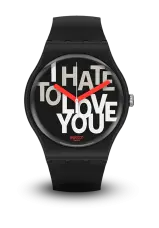 SWATCH - ORIGINALS - NEW GENT - HATE 2 LOVE - SUOB185 SWATCH - ORIGINALS - NEW GENT - HATE 2 LOVE - SUOB185