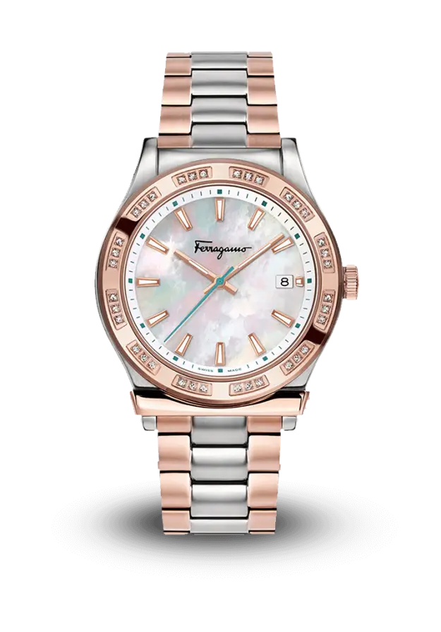 FERRAGAMO - 1898 CLASSICS - LADY BRACELET QUARTZ - SFDG00618  şəkil