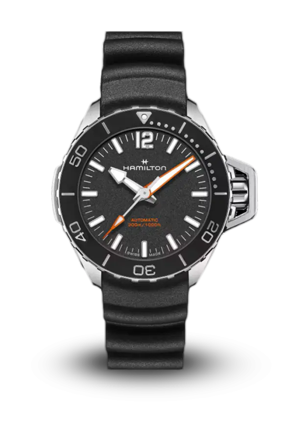 HAMILTON - KHAKI NAVY - FROGMAN AUTO - H77455330  şəkil