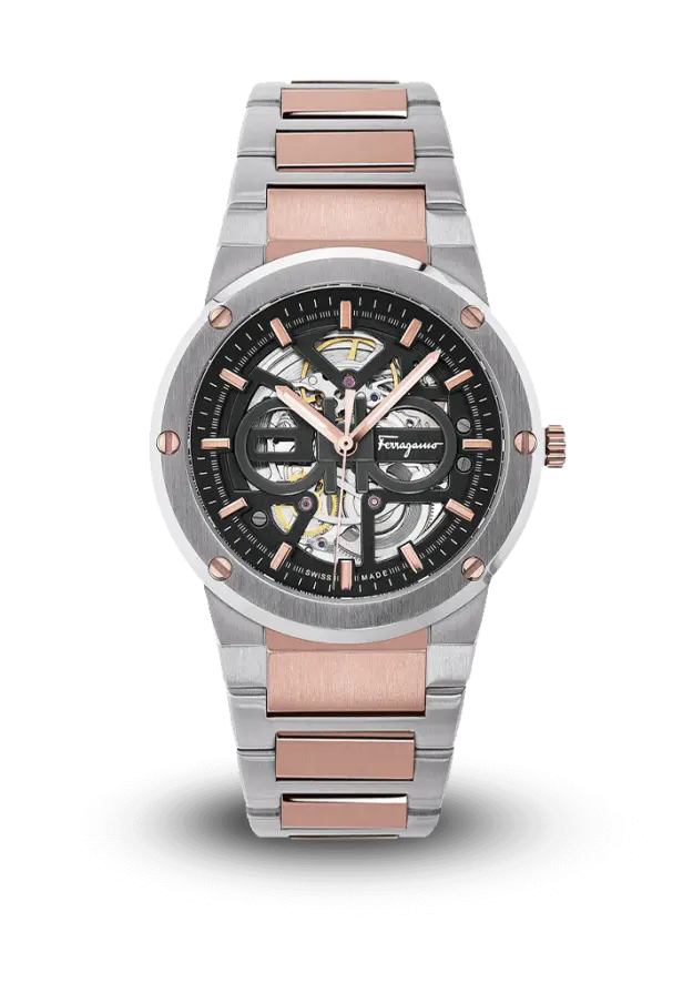 FERRAGAMO - F-80 SKLETON - 40 MM BRACELET - SFCX00319  şəkil