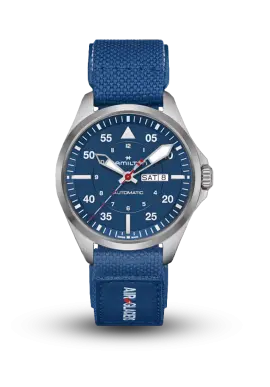 HAMILTON - KHAKI AVIATION - PILOT DAY DATE AUTO - H64655941 