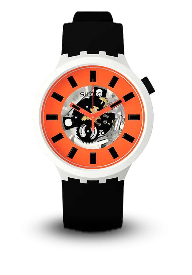 SWATCH - BIG BOLD - AZURE BLUE DAZE - SB03M104 şəkil