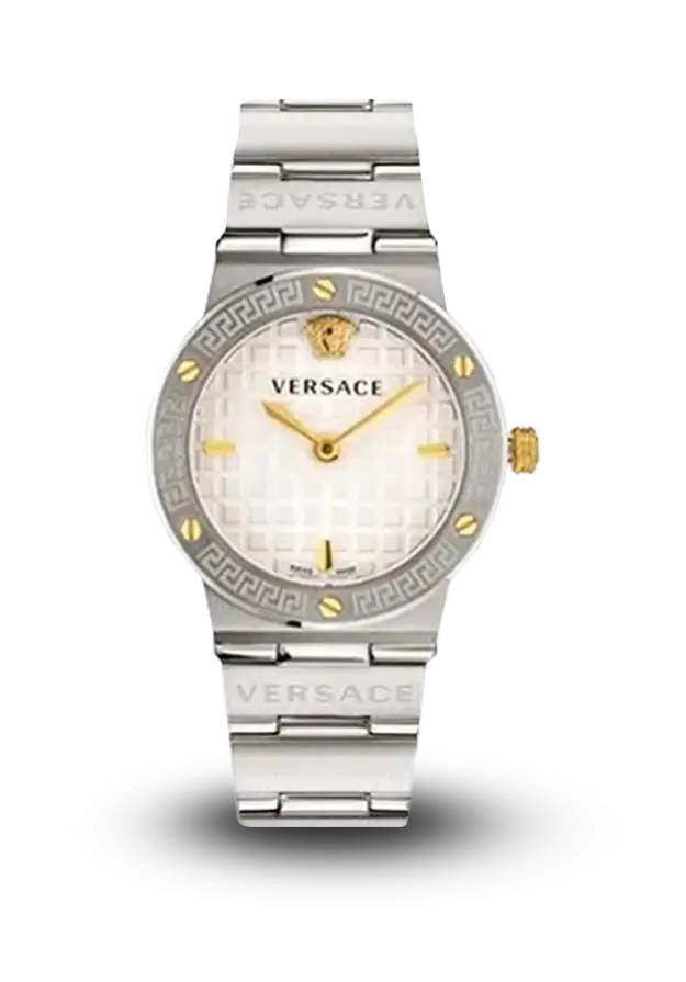VERSACE - GRECA LOGO - 27 MM BRACELET - VEZ100321 şəkil