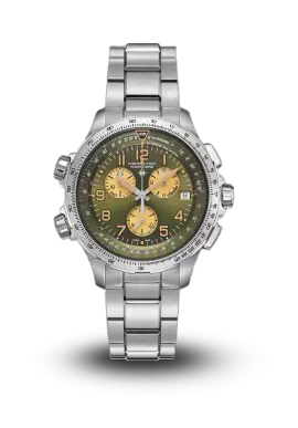 HAMILTON - KHAKI AVIATION - X-WIND CHRONO QUARTZ GMT - H77932160