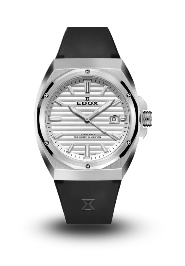 Edox | Delfin The Original | 1973 Date-Gents | 53032-3CA-AIN şəkil