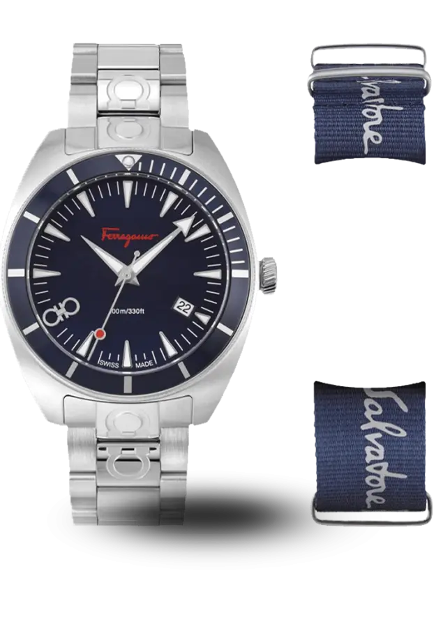 FERRAGAMO - EXPERIENCE - 41 MM BRACELET - SFMG00121  şəkil