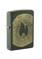 Zippo | Green Matte | Wood Ring | 48959