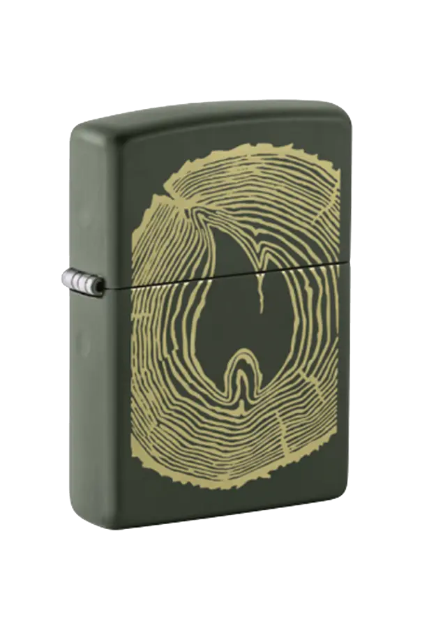 Zippo | Green Matte | Wood Ring | 48959 image