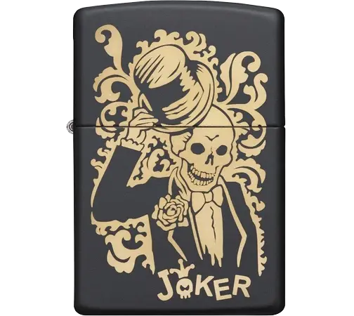 Zippo | Black Matte | Joker | 29632 şəkil