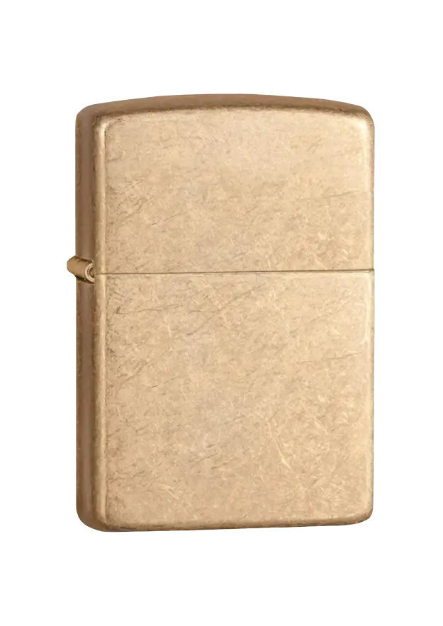 ZIPPO - LIGHTERS - TUMBLED BRASS - 28496 şəkil