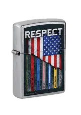 Zippo | Street Chrome | Buck Wear Respect | 46935