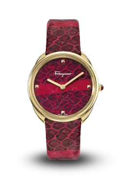 FERRAGAMO - CUIR - LADY STRAP RED QUARTZ - SFAY00219 