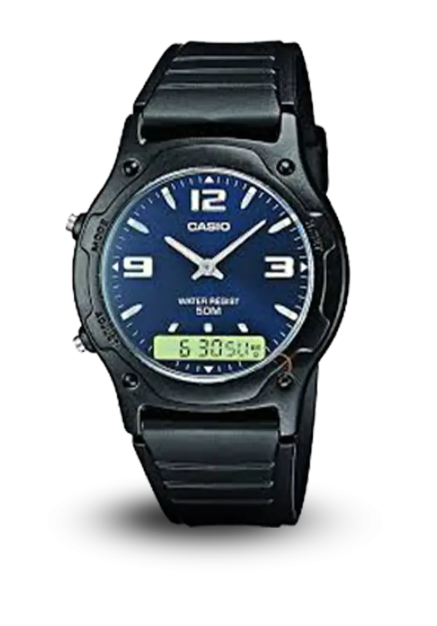 CASIO - GENERAL - ANALOG DIGITAL - AW-49HE-2AVDF şəkil