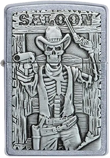 Zippo | Street Chrome | Skull Emblem | 49298 şəkil