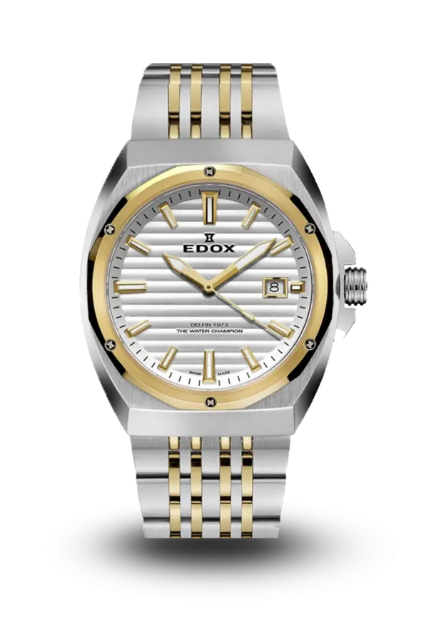 Edox | Delfin The Original | 1973 Date-Gents | 53032-357JM-AID şəkil