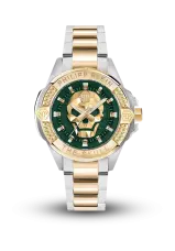 PHILIPP PLEIN - THE SKULL - GREEN & GOLD - PWAAA2825