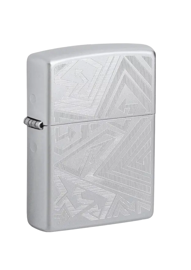 Zippo | Lighters | Design Satin Chrome | 46481 şəkil