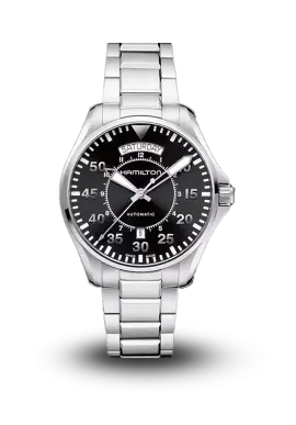 HAMILTON - KHAKI AVIATION - PILOT DAY DATE AUTO - H64615135 