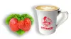 Latte Çiyələkli | Standart | VMF Kafe şəkil