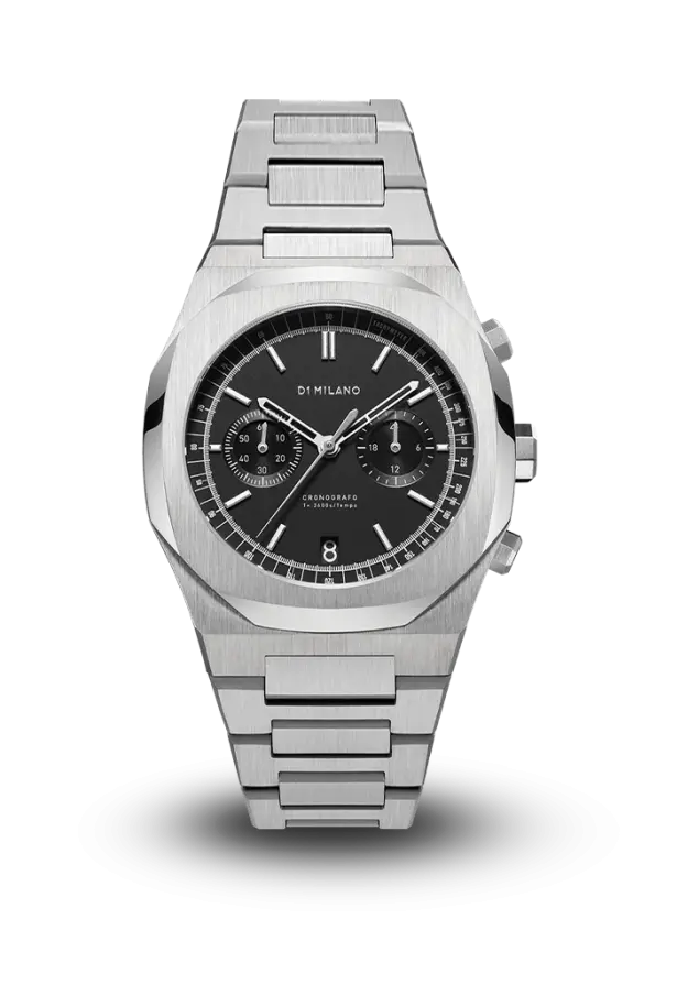 D1MILANO - CHRONOGRAPH - NEW BLACK - CHBJ08 şəkil