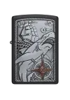 Zippo | Blue Matte | Shark Ship | 48120 şəkil