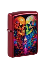 Zippo | Candy Apple Red | Candy Skulls | 46940