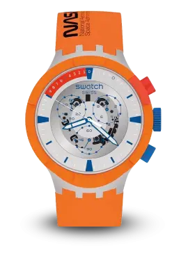 SWATCH - BIG BOLD - AZURE BLUE DAZE - SB04Z401