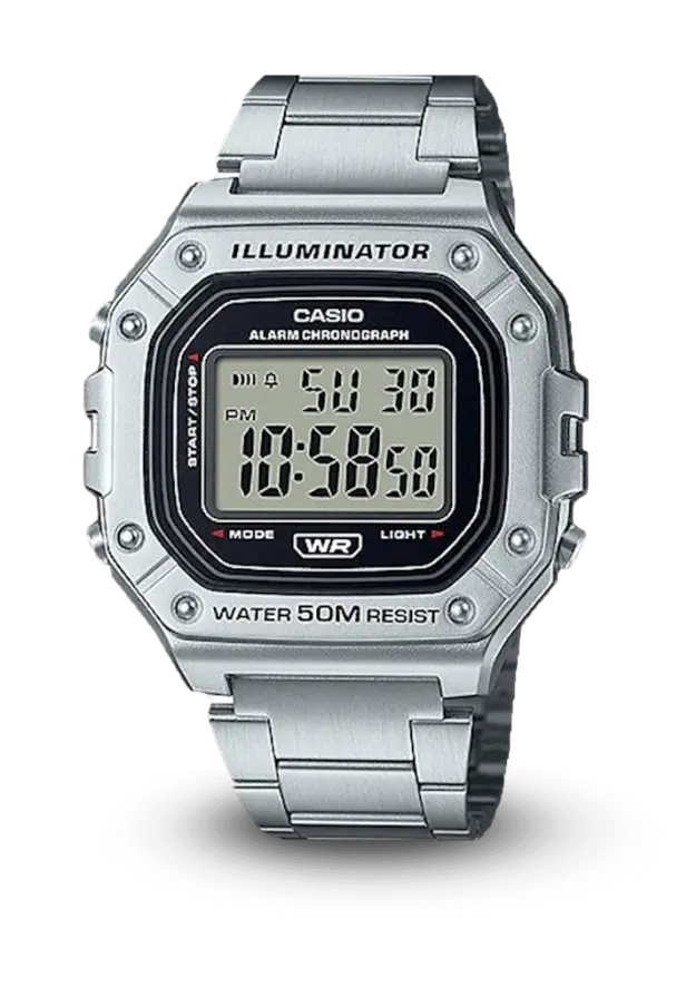 CASIO GENERAL - STANDARD DIGITAL -  - W-218HD-1AVDF şəkil