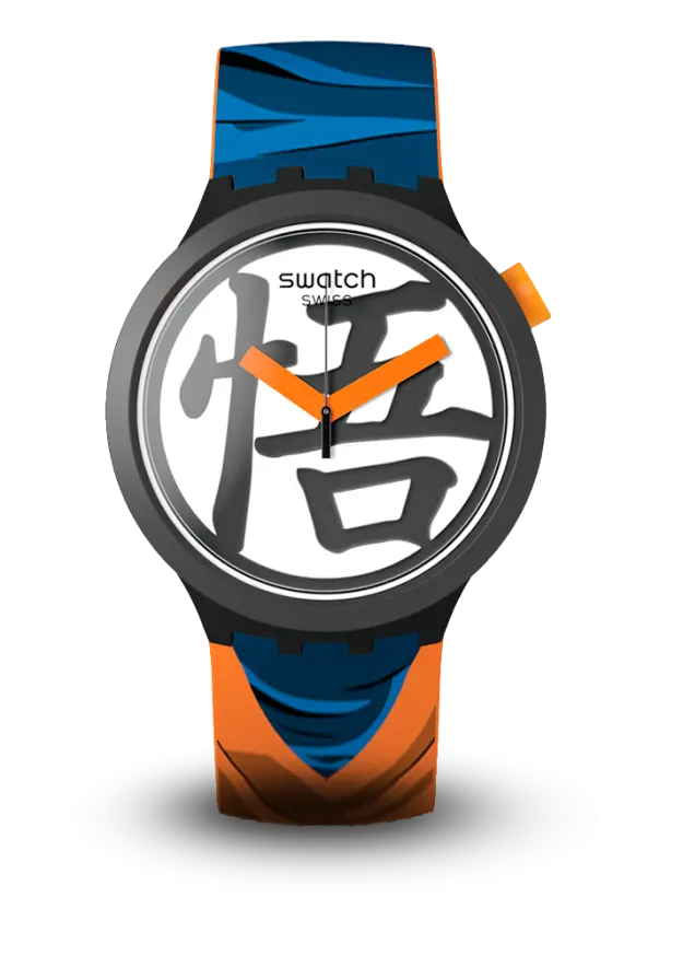 SWATCH - BIG BOLD - AZURE BLUE DAZE - SB01Z101 şəkil