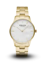 OBAKU - LYNG LILLE - GOLD - V247LXGWSG OBAKU - LYNG LILLE - GOLD - V247LXGWSG