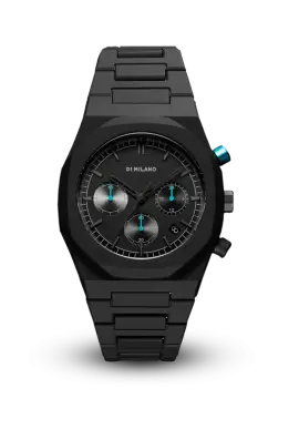 D1MILANO - POLYCHRONO - CHARCOAL BLACK - D1-PHBJ07