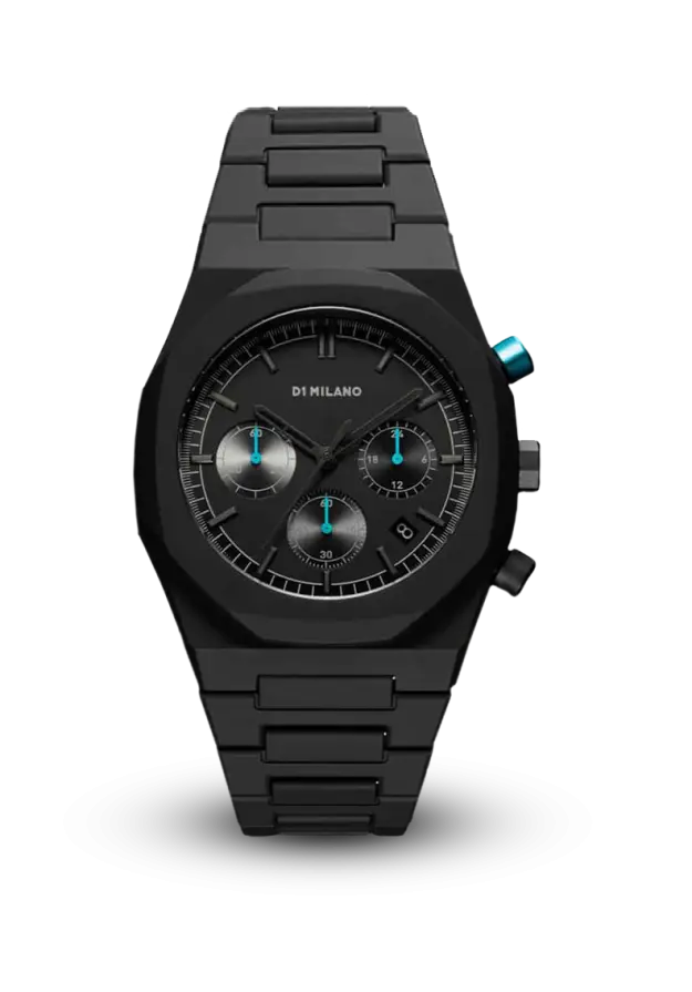 D1MILANO - POLYCHRONO - CHARCOAL BLACK - D1-PHBJ07 şəkil