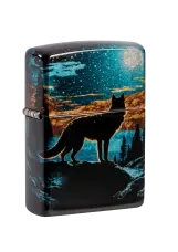 Zippo | Lighters | Moonlight Wolf Design | 46252 Zippo | Lighters | Moonlight Wolf Design | 46252