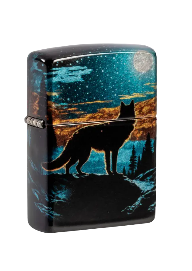 Zippo | Lighters | Moonlight Wolf Design | 46252 şəkil