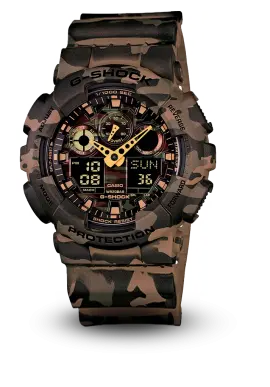 Casio Exclusive | G-Shock | Analog-Digital Ga-100 Series | GA-100CM-5ADR