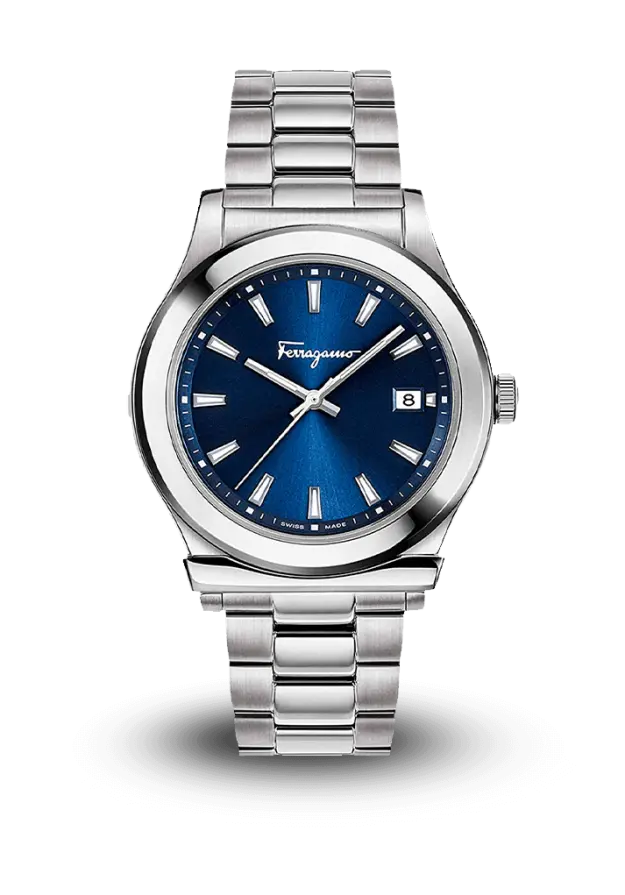 FERRAGAMO - 1898 CLASSICS - GENT BRACELET QUARTZ - SFDG00218  şəkil