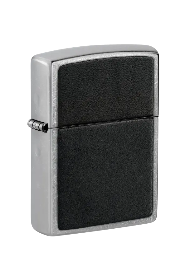 Zippo | Street Chrome | Black Leather Emblem | 46778 şəkil