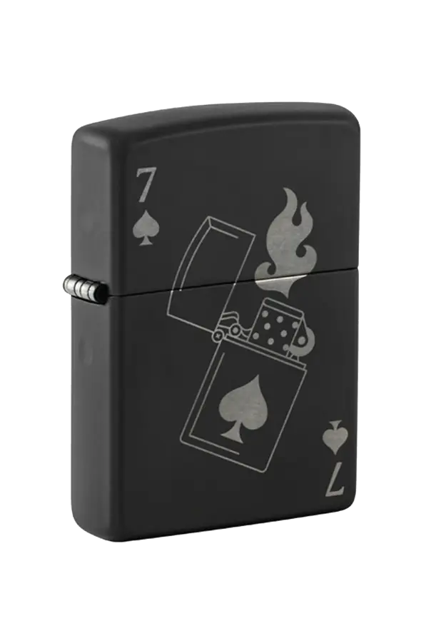 Zippo | Black Matte | Lucky 7 | 47134  şəkil