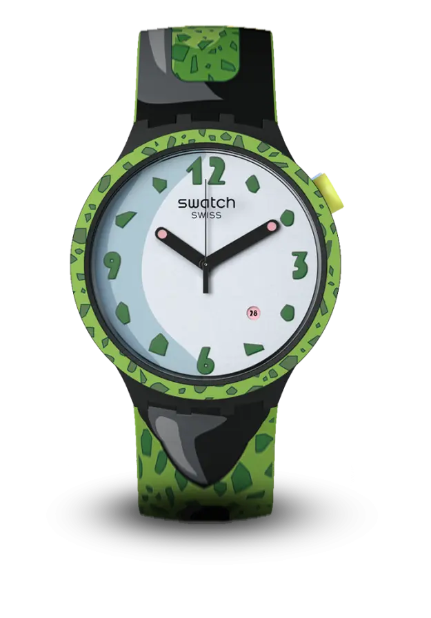 SWATCH - BIG BOLD - AZURE BLUE DAZE - SB01Z401 şəkil
