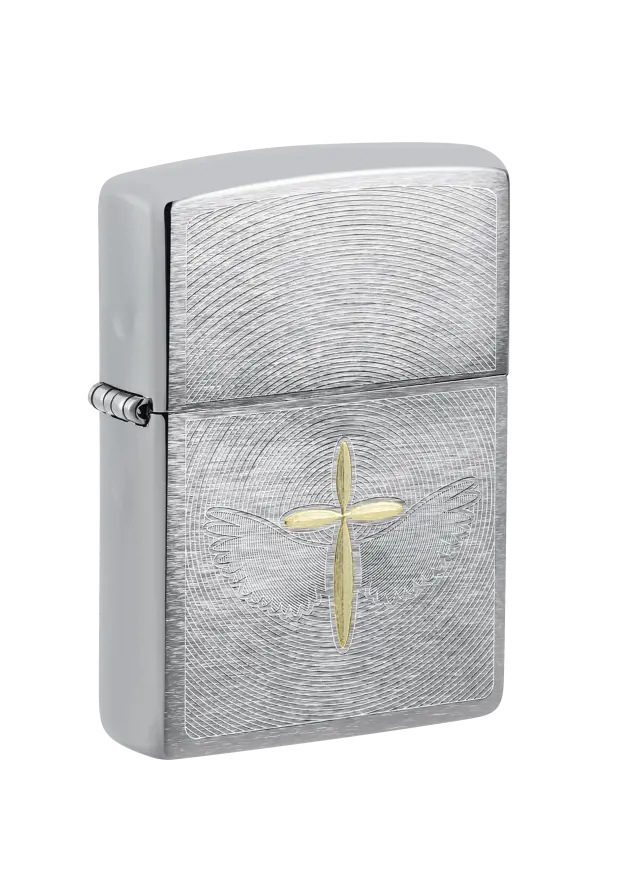 Zippo | Brushed Chrome | Angel Aura | 46479 şəkil