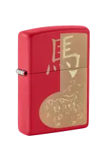 Zippo | Red Matte | Year Of The Horse | 46931